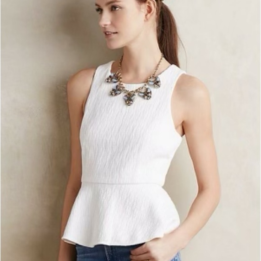 HD in Paris Anthropologie Campanella Peplum size 2
